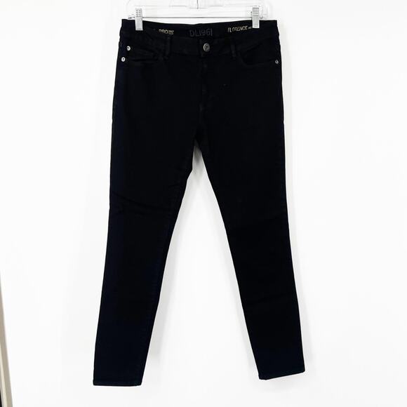 DL1961 Mid-Rise Florence Instasculpt Skinny Jeans in Riker - Picture 1 of 9